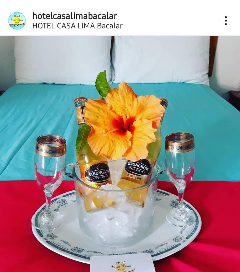 Hotel Casa Lima Bacalar Esterno foto