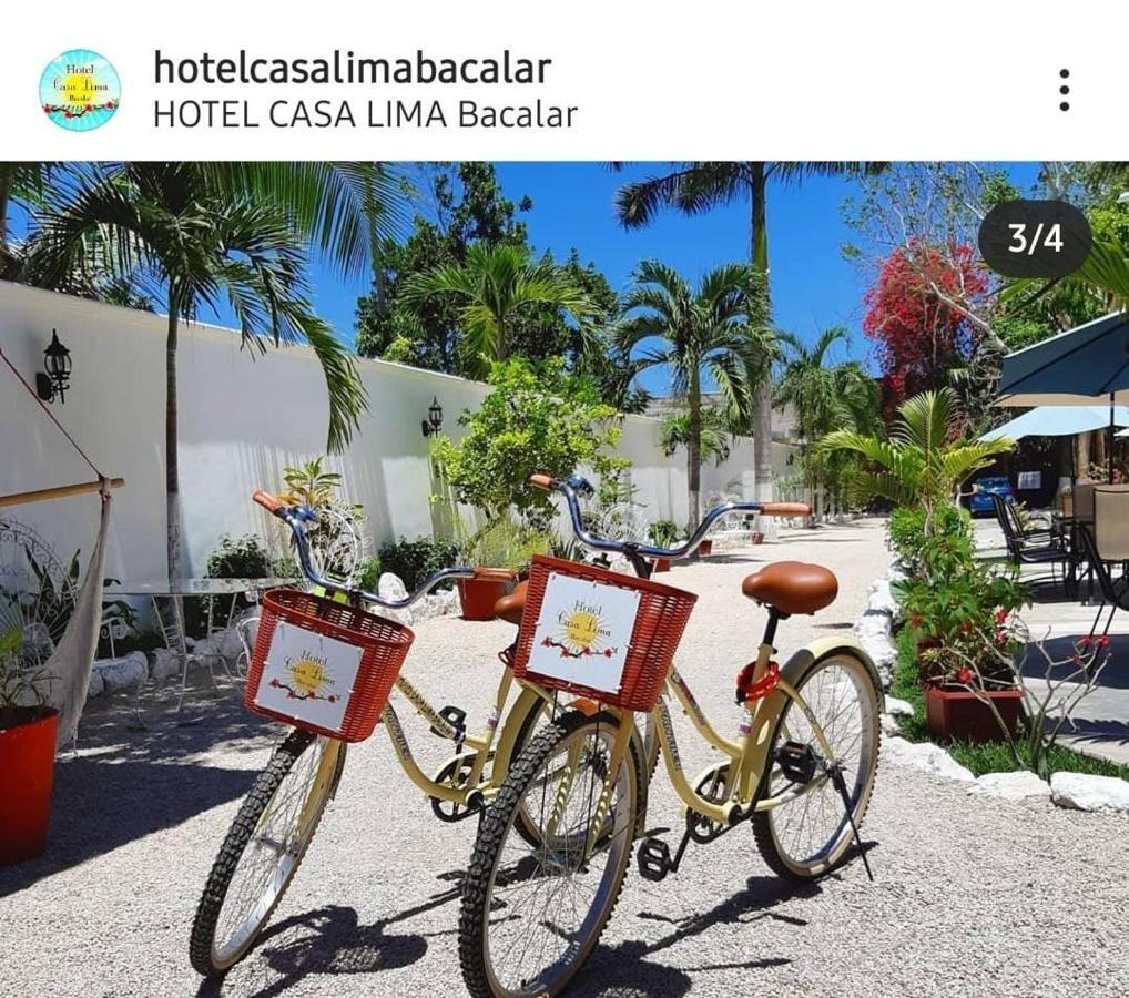 Hotel Casa Lima Bacalar Esterno foto