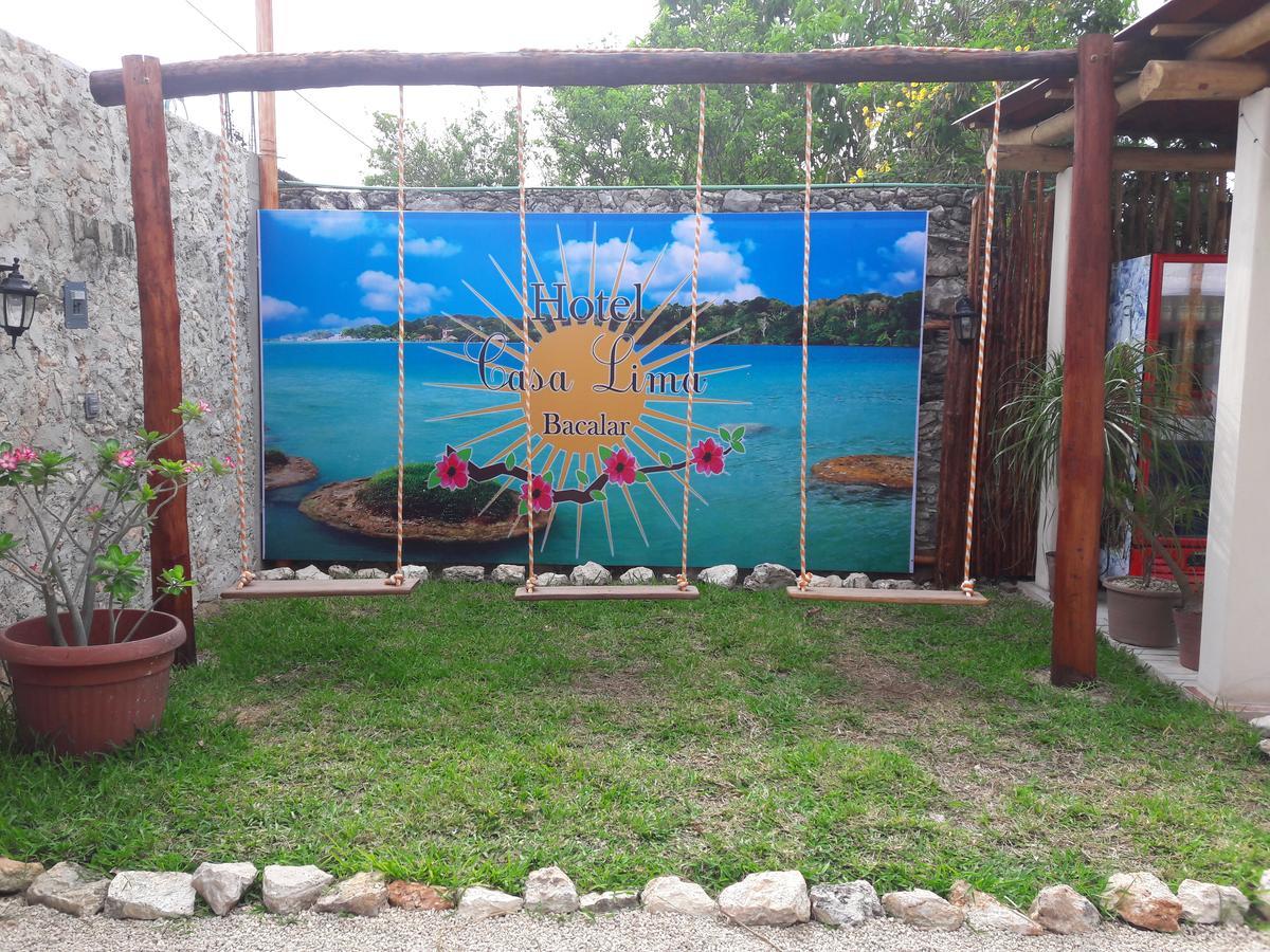 Hotel Casa Lima Bacalar Esterno foto